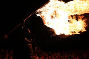 Die Feuershow der Frankonier begeisterte wieder die Massen